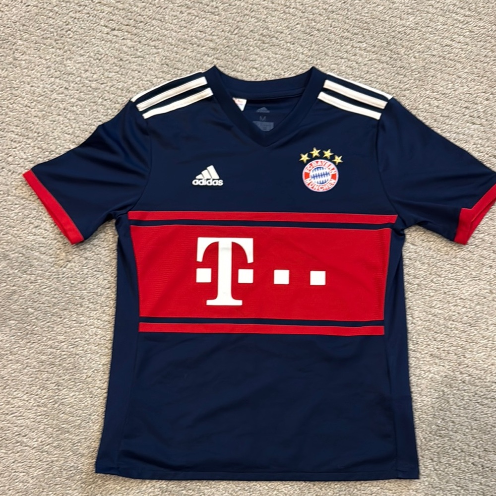 Adidas Kids Blue and Red Soccer Bayern Munich Jersey